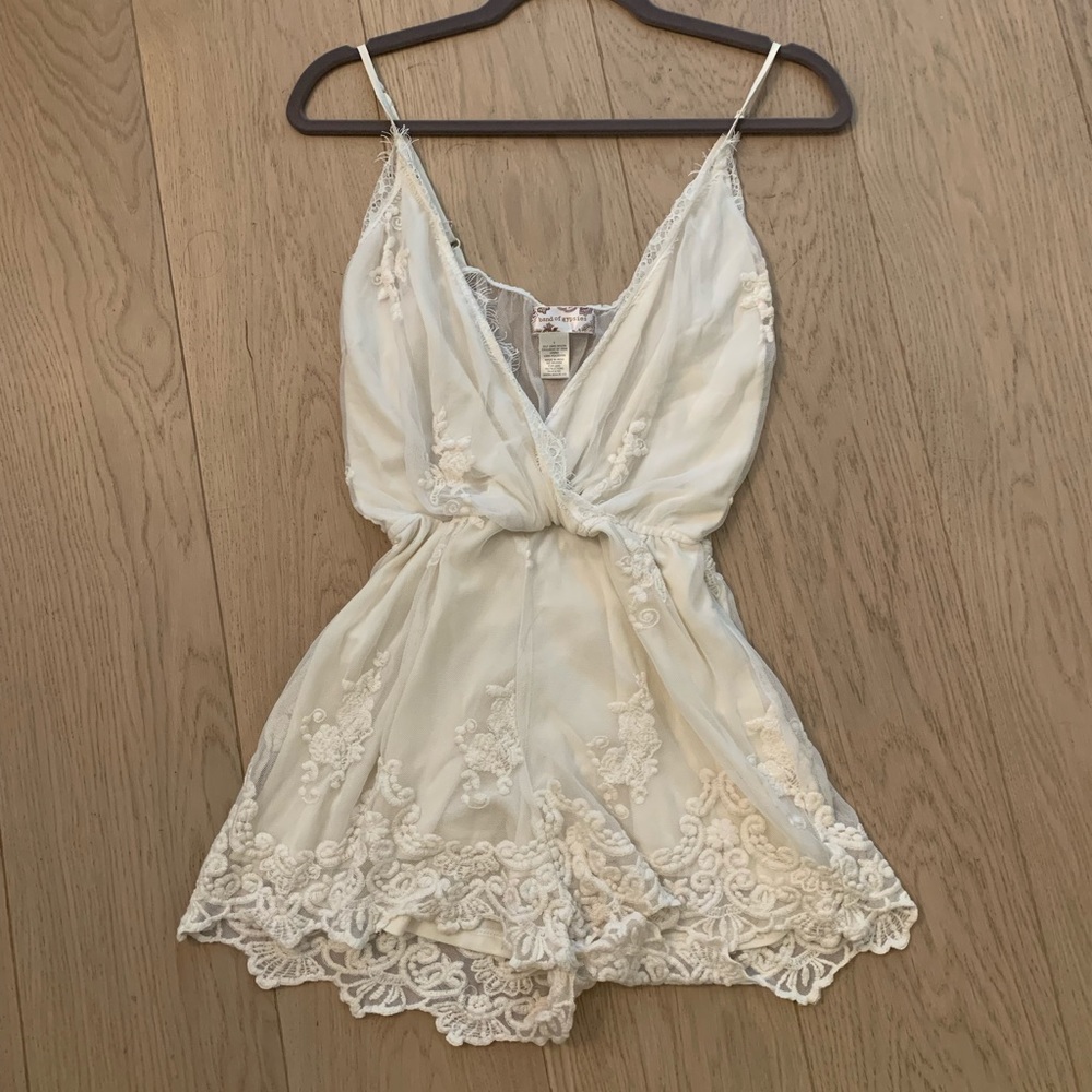 Ivory Lace Romper Band of Gypsies